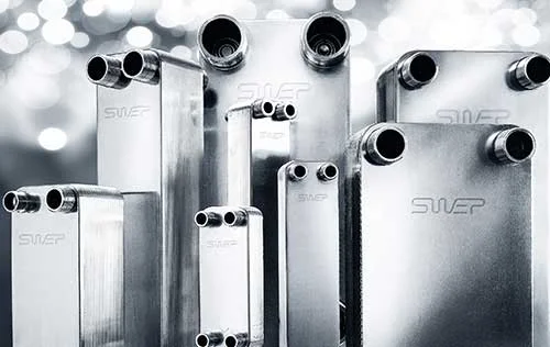 SWEP B220H as media cooler