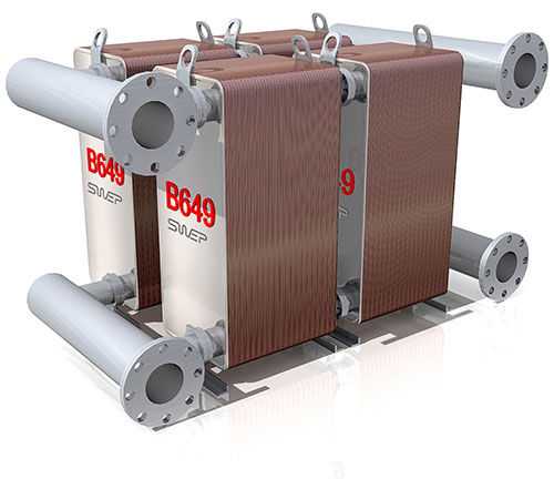Modular set up of brazed plate heat exchanger