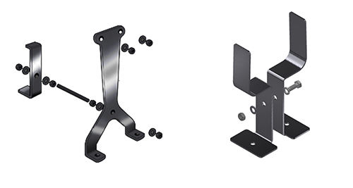 Brazed plate heat exchanger support legs - SWEP